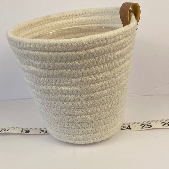 Cream Woven Basket - Picture 6 of 8